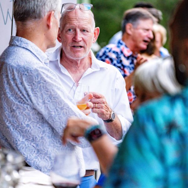 David Hail at opening party